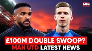 £100M DOUBLE SIGNING Man Utd Latest News [upl. by Ahsieyn]