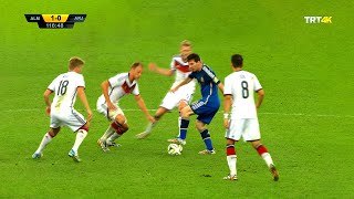 Lionel Messi vs Germany World Cup Final 2014 English Commentary 4K UHD 50fps [upl. by Haron]