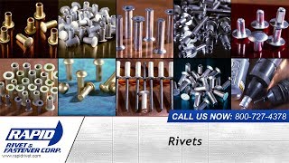 Rivets From Rapid Rivet amp Fastener Corp [upl. by Irene]