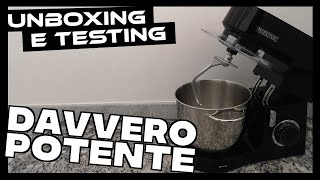 PHISINIC Impastatrice Planetaria 1800W UNBOXING e TESTING [upl. by Irabaj]