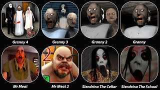 GrannyGranny Chapter TwoGranny 3Granny Dark MadneesMr MeatMr Meat 2Slendrina The Cellar [upl. by Abijah97]