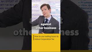 How to use trading losses to reduce Corporation Tax tradinglosses taxrelief shorts [upl. by Hsirap]