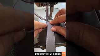 Production 169 Leather bag strap manufacturing process [upl. by Nnyw]