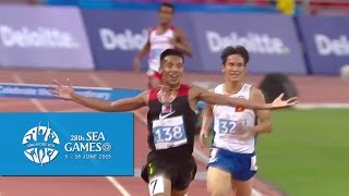 Athletics Mens 3000m Steeplechase Final Day 7  28th SEA Games Singapore 2015quot [upl. by Sac]