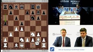 Altibox Norway Chess Round 9  Svidler amp Gustafssons live commentary [upl. by Jayne]