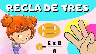 Aprende la REGLA DE TRES simple directa e inversa Ejemplos para niños [upl. by Dolphin225]