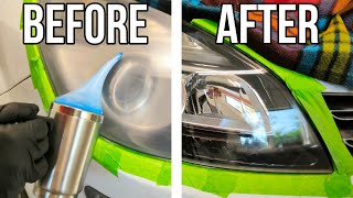 How To Restore Car Headlights Permanently At Home  Car Headlights Process For Beginners 2024 [upl. by Keiko]