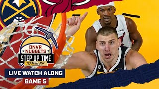 Heat  Nuggets NBA Finals Game 5 Watch Along  DNVR Nuggets Podcast [upl. by Templer]