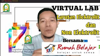 Kimia Kelas X  Virtual Lab Rumah Belajar Larutan Elektrolit dan Non Elektrolit [upl. by Yenots]