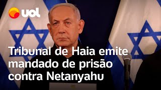 Tribunal de Haia emite mandado de prisão contra Netanyahu por crimes contra a humanidade [upl. by Ahsiet]