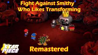 Fight Against Smithy Who Likes Transforming  Super Mario RPG Remastered [upl. by Yecram]