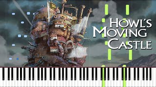 MerryGoRound of Life Official Joe Hisaishi arr  Howls Moving Castle Piano Cover 4K [upl. by Itsa]