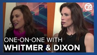 Previewing Michigans gubernatorial race Oneonone with Gretchen Whitmer Tudor Dixon [upl. by Naes101]