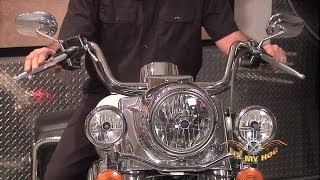 Harley Davidson Maintenance LA Choppers Handlebars  Mini Apes Overview [upl. by Yrtnahc414]