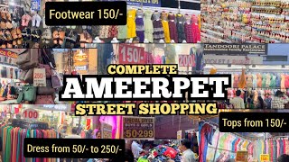 Ameerpet Street Shopping 😍  Ladies kurti  Dresses starting from 100  entertainment shopping [upl. by Roydd]