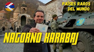 🏴󠁭󠁤󠁳󠁮󠁿 NAGORNO KARABAJ explicado  Visito los países más raros del mundo 📛 Viajando con Mirko [upl. by Strohl]