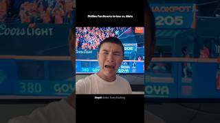 Phillies Fan Reacts to loss vs Mets 2024 MLB NLDS Game 4 [upl. by Nnodnarb]