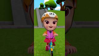 I Can Ride a Bike 🚲  Exercise Song  Rosoo Family kidssong nurseryrhymes shorts [upl. by Etep]