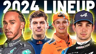 F1 Driver Lineup 2024 [upl. by Kohsa]