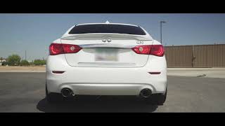 Agency Power Infiniti Q50 30t  Sport  Red Sport Exhaust System [upl. by Sonia556]