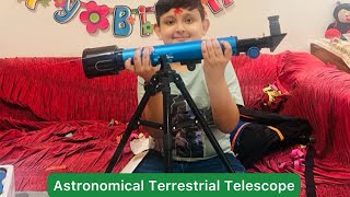 Astronomical Terrestrial Telescope3060 Power 50 mmBest Telescope  Telescope 🔭  Kalpana Giri [upl. by Melborn49]