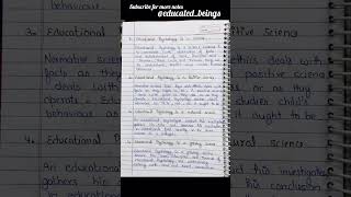 Educational Psychology Meaning Nature Scope Role of educational psychology in teaching learning [upl. by Barbaresi]