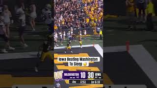 Iowa Beating Washington To Sleep 😴 football [upl. by Leoy540]