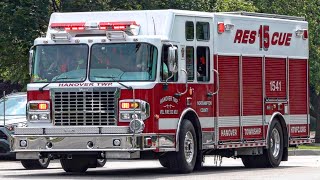 Hanover Township Volunteer Fire Company Rescue 1541 Responding 72121 [upl. by Chari15]