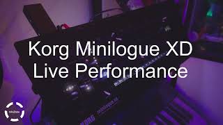 Korg Minilogue XD Live Performance 18 part2 [upl. by Nnahsal]