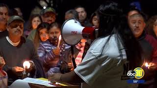 Candlelight vigil in Planada calls for peace in response to gang violence recent deadly shootings [upl. by Honey23]