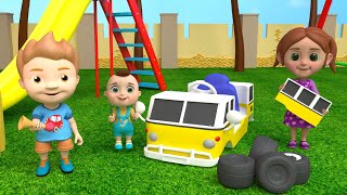 Wheels On The Bus  More Nursery Rhymes Baby Shark Muffin Man Finger Family amp Baa Baa Black Sheep [upl. by Euqirat182]