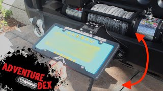 Jeep Functional Winch License Plate Mount  Flipster V2 [upl. by Aivonas]