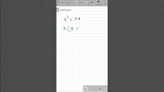 factorization 1🎭 maths algebra mathshorts [upl. by Papert377]