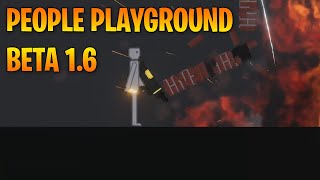 PEOPLE PLAYGROUND BETA 16  NEW WEAPON NEW ITEMS AND MORE [upl. by Eenattirb791]