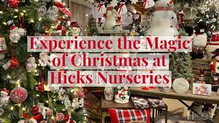 Experience the Magic of Christmas at Hicks Nurseries…New York’s Christmas Authority [upl. by Lacram764]