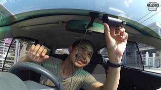 Pasang Kamera Kereta  70mai Dash Cam Pro Smart amp GPS Module  sample footage [upl. by Fairleigh]