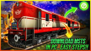 How To Download amp Install MSTS with Indian Addons for Free in a Quick amp Easy Way  100 Works [upl. by Don461]