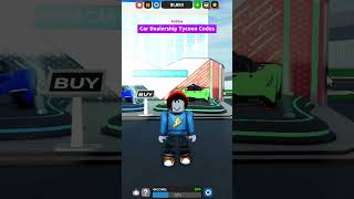 Car Dealership Tycoon Codes  Codes for Roblox Car Dealership Tycoon  CDT [upl. by Gefen43]