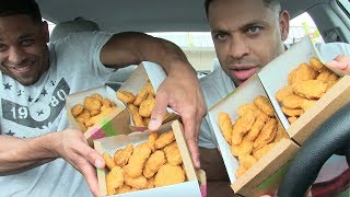 McDonalds Chicken Nugget Challenge hodgetwins [upl. by Swirsky]