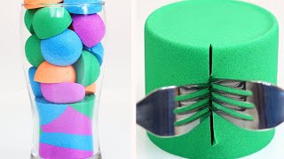 1 Hour Kinetic Sand ASMR Satisfying Sand ASMR Cutting Relaxing Kinetic Sand ASMR 13 [upl. by Nowed]