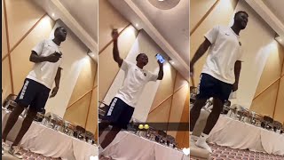 Super Eagles new players sing in front of team Boniface Orban Torunarigha [upl. by Gnof]