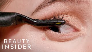 Can A Heated Eyelash Curler Lift Lashes All Day  Beauty or Bust  Insider Beauty [upl. by Fancie]