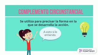 Complemento directo indirecto y circunstancial [upl. by Ytissac]