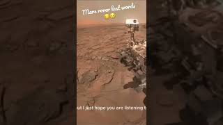 Mars rover last words [upl. by Reinal]