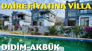 DAİRE FİYATINA VİLLA  BURAYI GÖRMEDEN EV ALMAYIN  DİDİM AKBÜK’TE FULL EŞYALI SATILIK VİLLA [upl. by Stephanus]