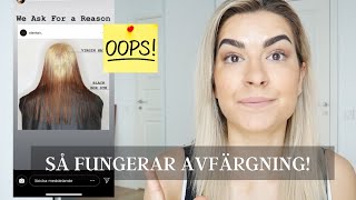 Avfärgning hur fungerar det Kan man få tillbaka sin naturliga hårfärg [upl. by Sarah]