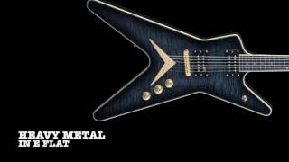 Heavy Metal backing track in E FLAT [upl. by Eirroc]