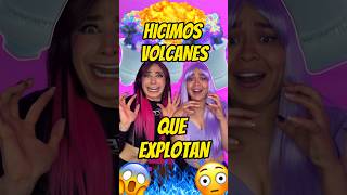 VOLCANES QUE EXPLOTAN😱🤯🔥 casi explota mi cuarto shortsviral [upl. by Bergwall]