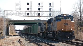 Almost 2 Hours Of CSX Freight Trains [upl. by Manoop]