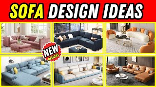 Modern Sofa Design For Living Room and Hall  Sofa design L and U shape [upl. by Atil]